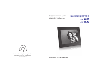 Vadovas Philips SPF4628 Skaitmeninis nuotraukų rėmelis