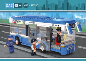 Manual de uso Sluban set M38-B0330 Town Autobús de la ciudad