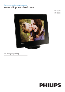 Brugsanvisning Philips SPH8628 Digital fotoramme