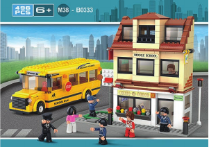 Brugsanvisning Sluban set M38-B0333 Town Mellemskole