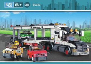Brugsanvisning Sluban set M38-B0339 Town Bil transport