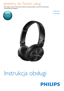 Instrukcja Philips SHB3060 Słuchawki