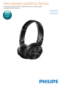 Kullanım kılavuzu Philips SHB3060 Kulaklık