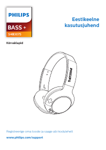 Kasutusjuhend Philips SHB3075WT Kõrvaklapp