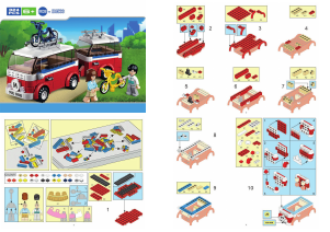 Brugsanvisning Sluban set M38-B0566 Town Luksus camper