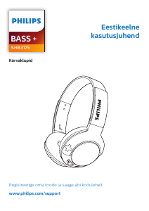 Kasutusjuhend Philips SHB3175WT Kõrvaklapp