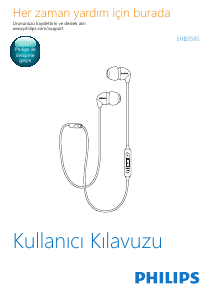 Kullanım kılavuzu Philips SHB3595BK Kulaklık