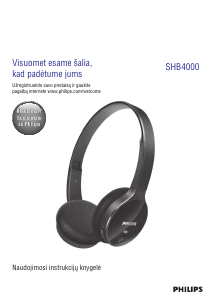 Vadovas Philips SHB4000 Ausinės