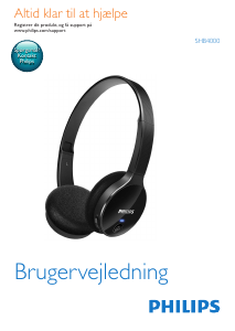 Brugsanvisning Philips SHB4000 Hovedtelefon