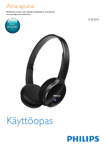 Käyttöohje Philips SHB4000 Kuuloke