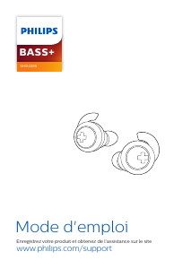 Mode d’emploi Philips SHB4385BK Casque