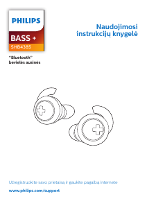 Vadovas Philips SHB4385BK Ausinės