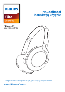 Vadovas Philips SHB4805DC Ausinės