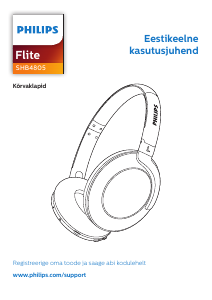 Kasutusjuhend Philips SHB4805RG Kõrvaklapp