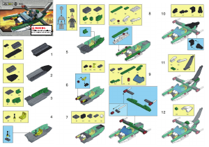 Bruksanvisning Sluban set M38-B0322 Space Aircraft