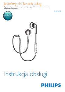 Instrukcja Philips SHB5250BK Słuchawki