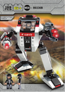 Brugsanvisning Sluban set M38-B0336B Rumrobot 3-in-1