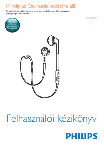 Használati útmutató Philips SHB5250PK Fejhallgató
