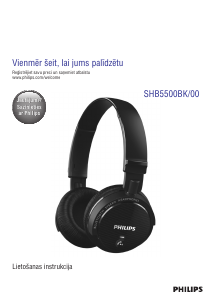 Rokasgrāmata Philips SHB5500 Galvas tālrunis