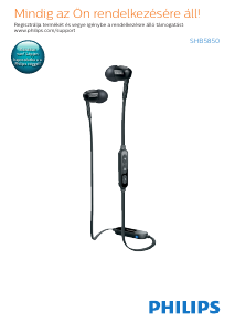 Használati útmutató Philips SHB5850BK Fejhallgató
