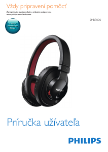 Návod Philips SHB7000 Slúchadlá