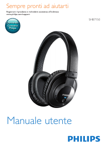 Manuale Philips SHB7150FB Cuffie