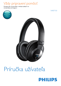 Návod Philips SHB7150FB Slúchadlá