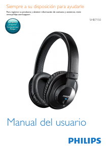 Manual de uso Philips SHB7150FB Auriculares