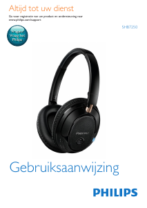 Handleiding Philips SHB7250 Koptelefoon