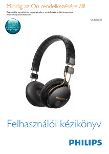 Használati útmutató Philips SHB8000 Fejhallgató