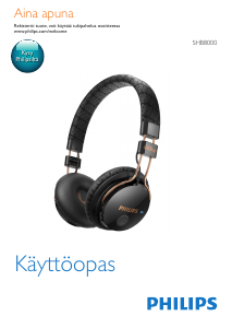 Käyttöohje Philips SHB8000 Kuuloke