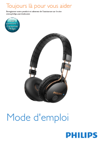 Mode d’emploi Philips SHB8000BK Casque