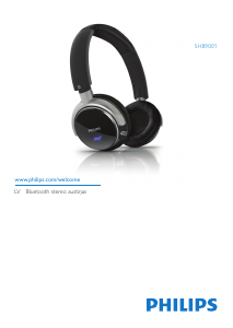 Rokasgrāmata Philips SHB9001 Galvas tālrunis