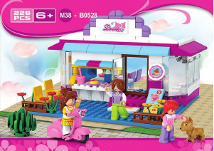 Manual de uso Sluban set M38-B0528 Girls Dream Cafetería