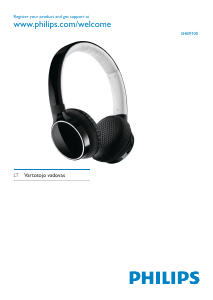 Vadovas Philips SHB9100RD Ausinės