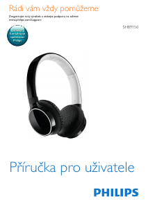 Manuál Philips SHB9150BK Sluchátka