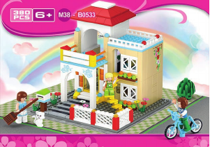 Manual Sluban set M38-B0533 Girls Dream Detached house