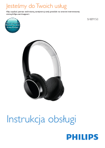 Instrukcja Philips SHB9150BK Słuchawki