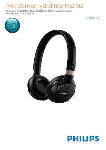Kullanım kılavuzu Philips SHB9250 Kulaklık