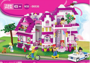 Manual de uso Sluban set M38-B0536 Girls Dream Villa