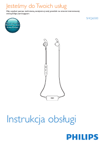 Instrukcja Philips SHQ6500CL Słuchawki
