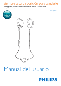 Manual de uso Philips SHQ7900CL Auriculares