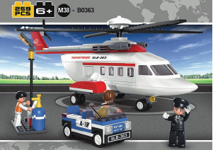 Mode d’emploi Sluban set M38-B0363 Aviation Hélicoptère privé