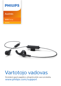 Vadovas Philips TAA3206BK Ausinės