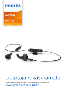 Rokasgrāmata Philips TAA3206BK Galvas tālrunis