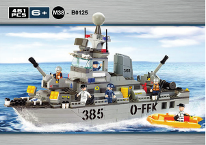 Bruksanvisning Sluban set M38-B0125 Army Fregatt