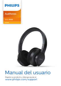 Manual de uso Philips TAA4216BK Auriculares