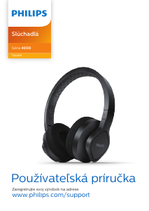 Návod Philips TAA4216BK Slúchadlá