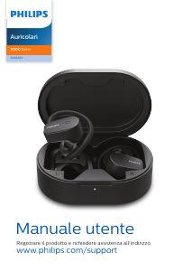 Manuale Philips TAA5205BK Cuffie