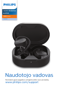 Vadovas Philips TAA5205BK Ausinės